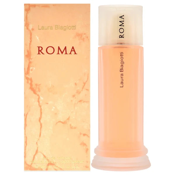 Laura Biagiotti Roma Eau de Toilette Spray for Women, 3.4 oz (100 ml)