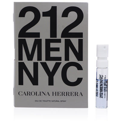 Carolina Herrera 212 Nyc for Men Eau de Toilette Spray for Men, 0.05 oz (1 ml)