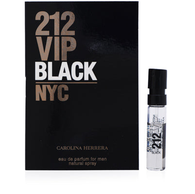 Carolina Herrera 212 Vip Black Men Eau de Parfum Spray for Men, 0.05 oz (1 ml)