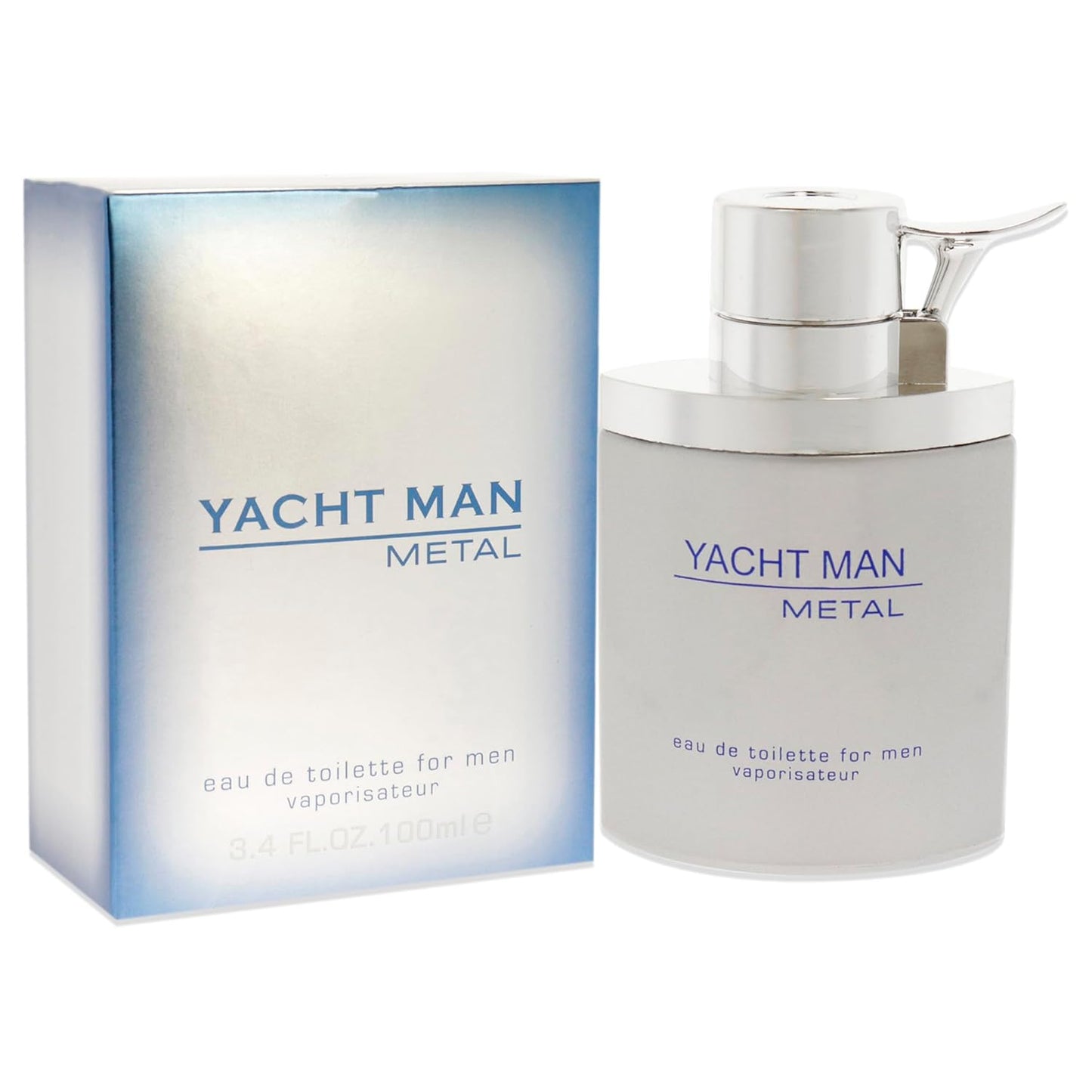 Myrurgia Yacht Man Metal EDT Spray 3.4 oz For Men