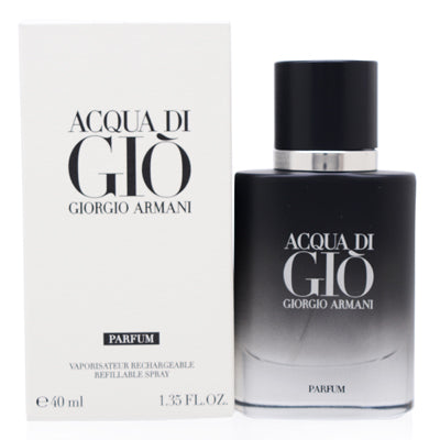 Giorgio Armani Acqua di Gio Men Parfum Refillable for Men, 1.35 oz (40 ml)
