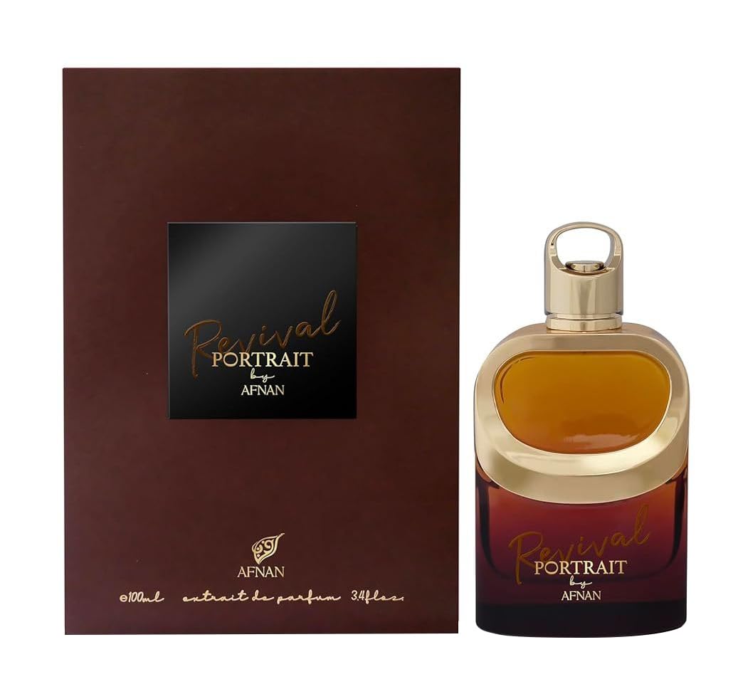 Afnan Portrait Revival Unisex Extrait de Parfum, 3.4 Fl. Oz