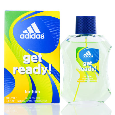 Coty Adidas Get Ready for Him Eau de Toilette Spray for Men, 3.4 oz (100 ml)