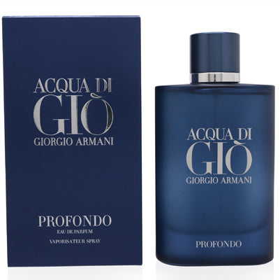 Giorgio Armani Acqua di Gio Profondo Eau de Parfum Spray for Men, 4.2 oz (125 ml)