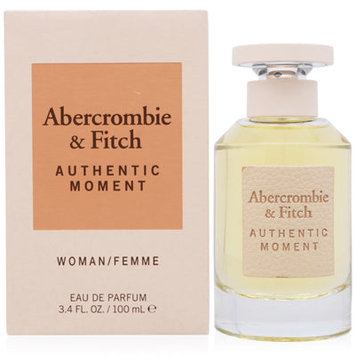 Abercrombie & Fitch Authentic Moment Eau de Parfum Spray for Women, 3.4 oz (100 ml)