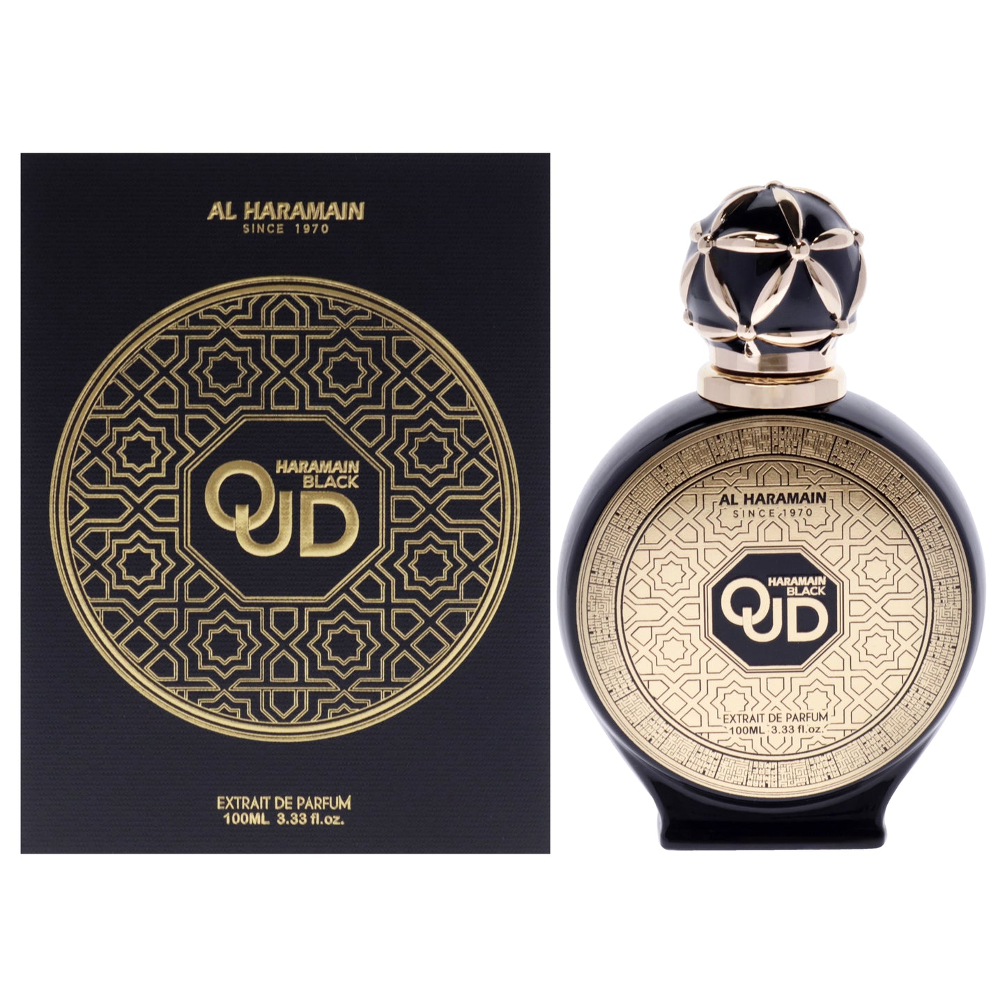 Al Haramain Black Oud 3.33 oz EDP Spray for Unisex