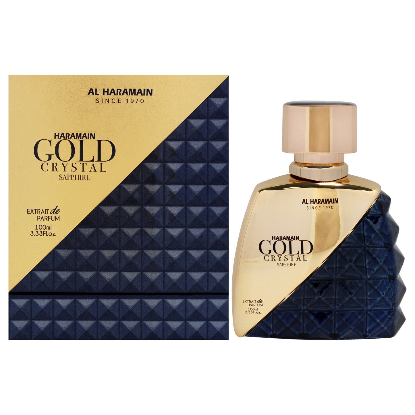 Al Haramain Gold Crystal - Sapphire 3.33 oz EDP Spray for Unisex