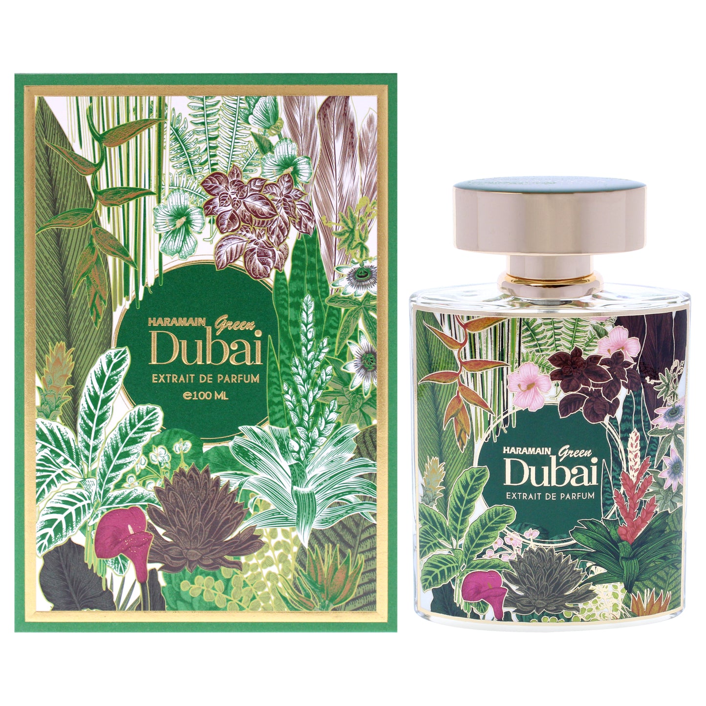 Al Haramain Green Dubai 3.33 oz Extrait De Parfum Spray for Unisex
