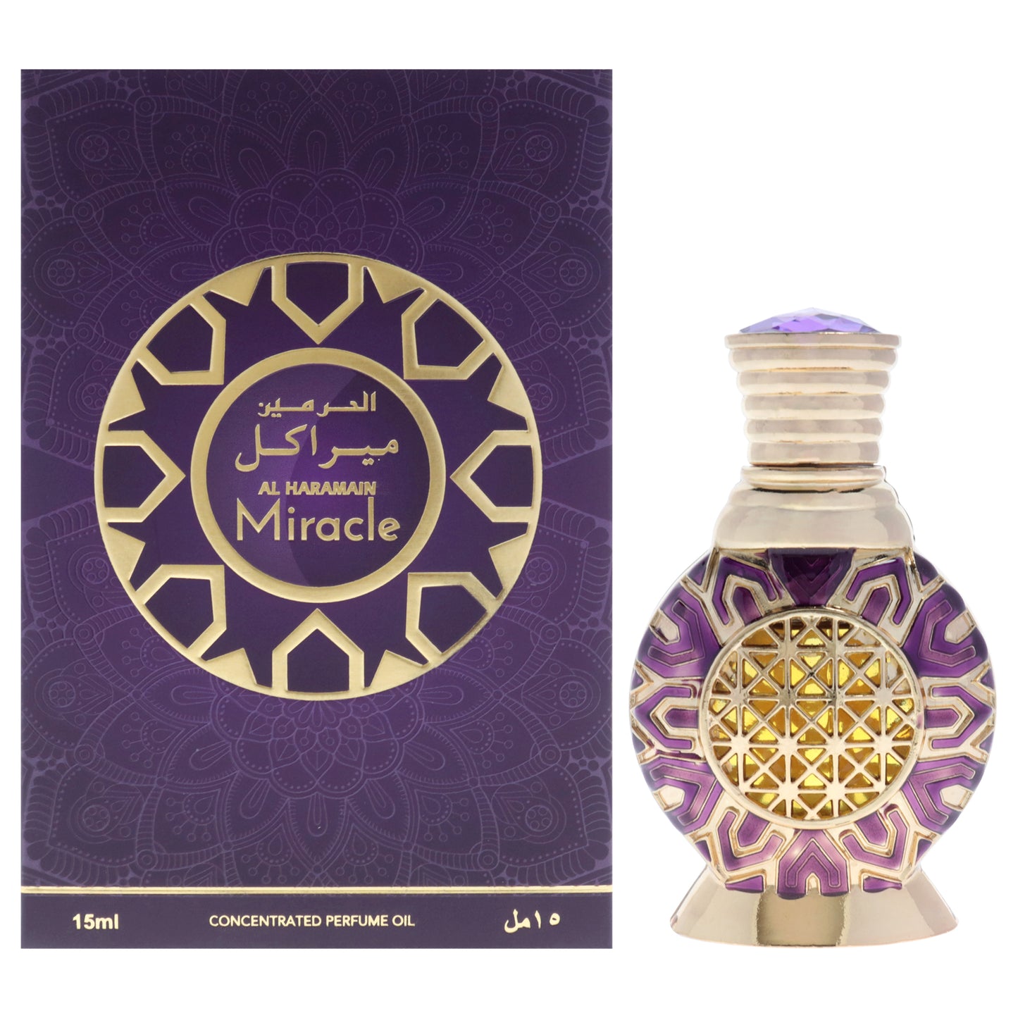 Al Haramain Miracle 0.5 oz Concentrated Perfume Oil for Unisex