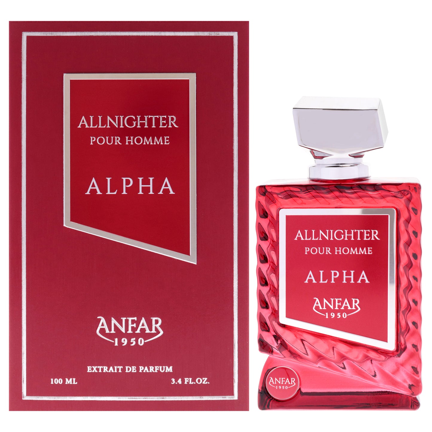 Anfar All Nighter - Alpha 3.4 oz Extrait De Parfum Spray for Men