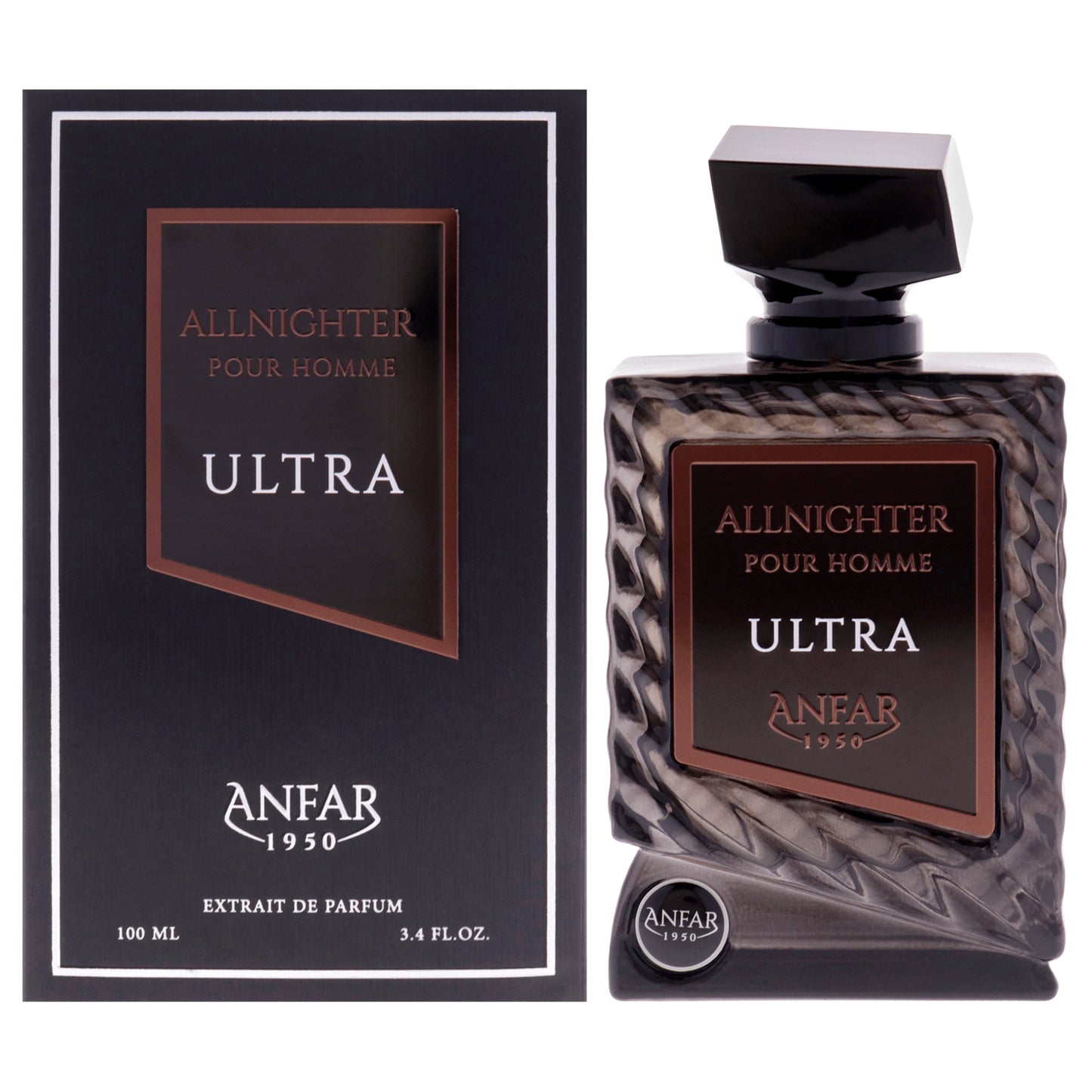 Anfar All Nighter - Ultra 3.4 oz Extrait De Parfum Spray for Men