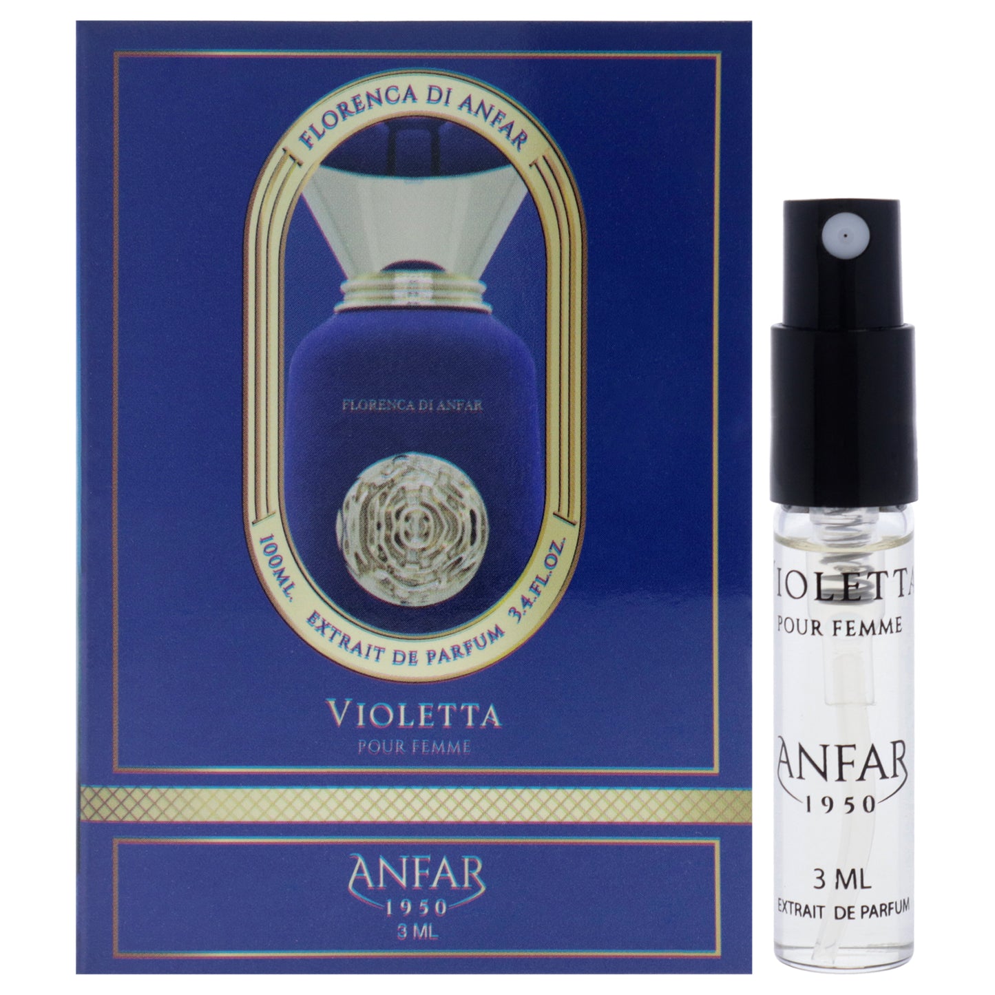 Anfar Florenca Collection - Violetta 3 ml Extrait De Parfum Spray Vial for Women