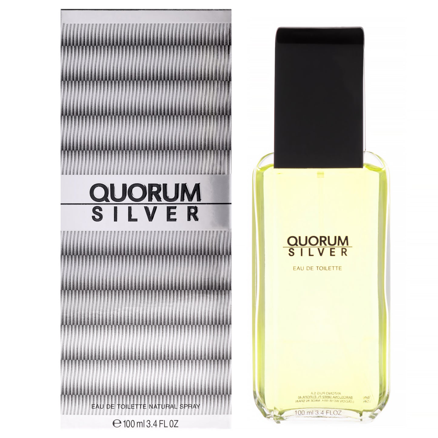 Antonio Puig Quorum Silver 3.4 oz EDT Spray for Men