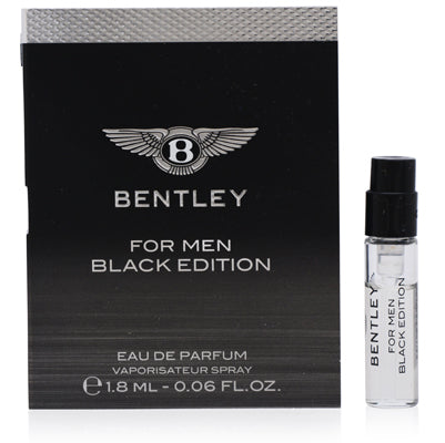 Bentley Fragrances Bentley Black Edition Eau de Parfum Spray for Men, 0.06 oz (2 ml)