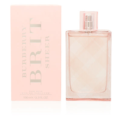 Burberry Brit Sheer Eau de Toilette Spray for Women, 3.3 oz (100 ml)