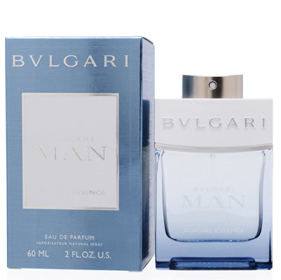 Bulgari Man Glacial Essence Eau de Parfum Spray for Men, 2 oz (60 ml)