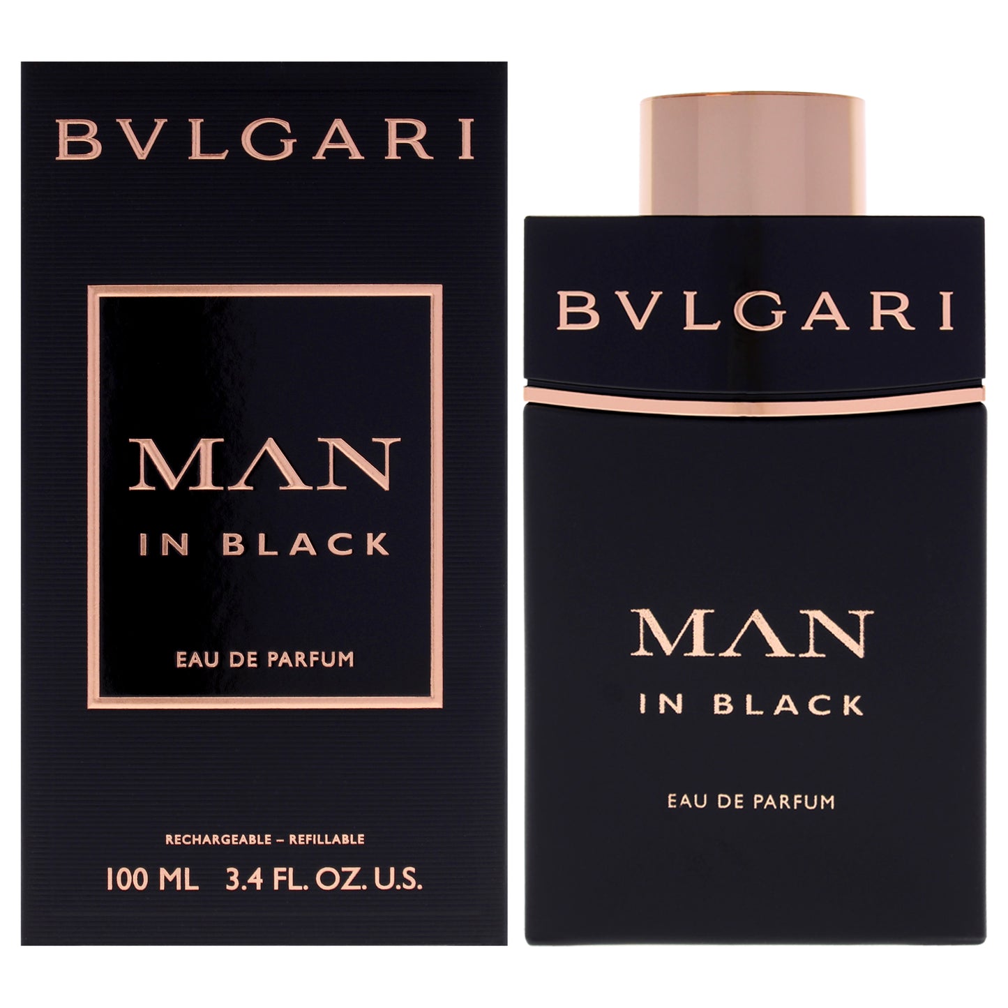 Bvlgari Man in Black Eau de Parfum Spray for Men 3.4 Ounce