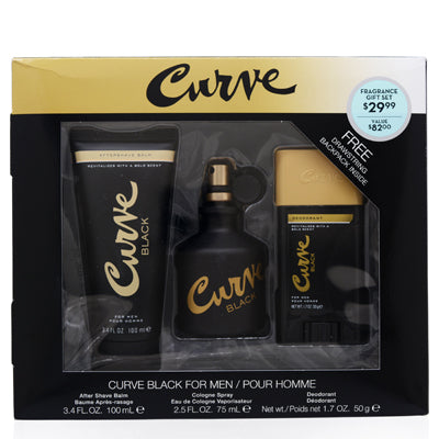 Liz Claiborne Curve Black Men Gift Set for Men