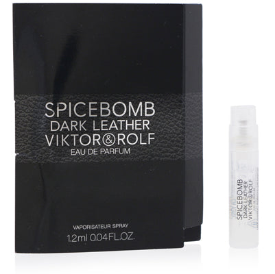 Viktor & Rolf Spicebomb Dark Leather Eau de Parfum Spray for Men, 0.04 oz (1 ml)