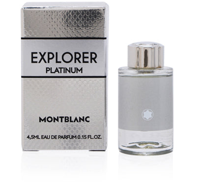 Montblanc Explorer Platinum Eau de Parfum Splash for Men, 0.15 oz (5 ml)