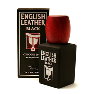 Dana English Leather Black Cologne Spray for Men, 3.4 oz (100 ml)