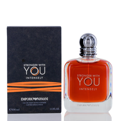 Giorgio Armani Stronger With You Intensely Eau de Parfum Spray for Men, 3.4 oz (100 ml)