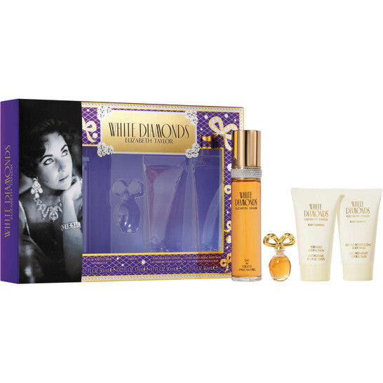 Elizabeth Taylor Ladies White Diamonds Gift Set
