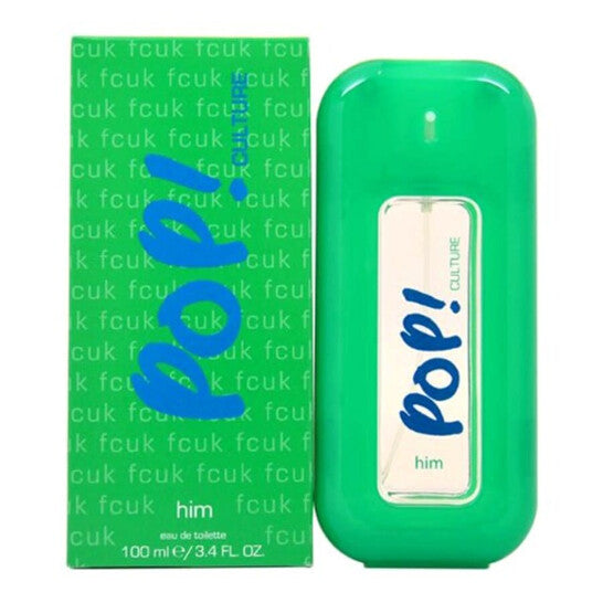 French Connection Fcuk Pop Culture Eau de Toilette Spray for Men, 3.4 Fluid Ounce