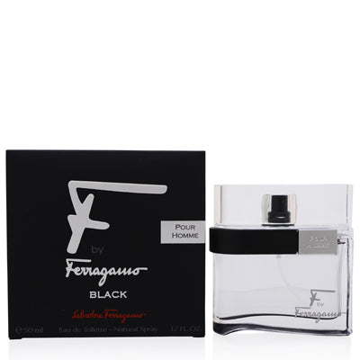 S. Ferragamo F Black by Ferragamo Eau de Toilette 1.7 OZ for Men