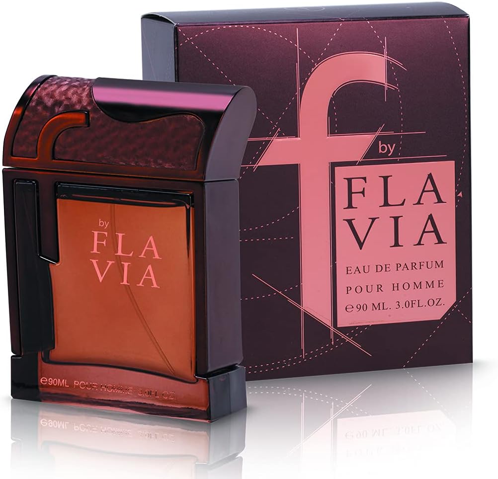 Flavia F (Brown) for Men Eau de Parfum 3.4oz