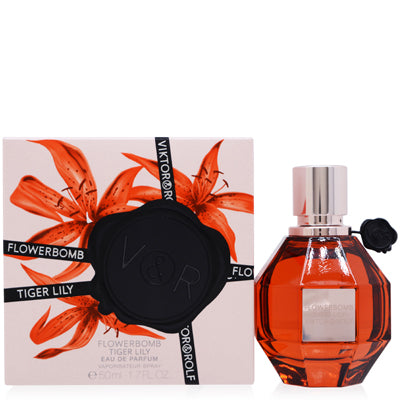 Viktor & Rolf Flowerbomb Tiger Lily Eau de Parfum Spray for Women, 1.7 oz (50 ml)