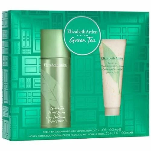 Elizabeth Arden Women Green Tea Gift Set 3.3oz EDP and 3.3oz Body Cream