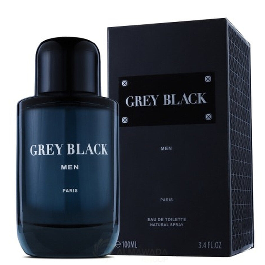 Geparlys Men's Grey Black EDT 3.4 oz