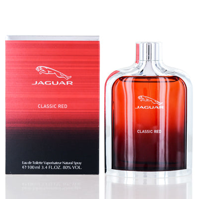Jaguar Jaguar Classic Red Eau de Toilette Spray 3.4 OZ for Men