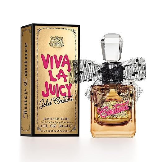 Juicy Couture Viva La Juicy Gold Couture Perfume for Women Eau De Parfum Spray 1.0 oz