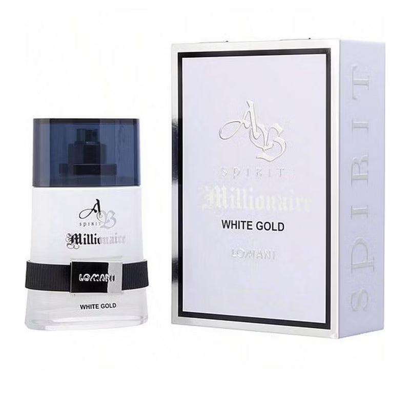 Lomani Spirit Millionaire White Gold for Men 3.3 oz EDP Spray