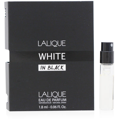 Lalique White In Black Eau de Parfum Spray for Men, 0.06 oz (2 ml)