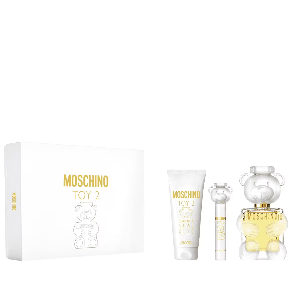 Moschino Toy 2 - 3 Pc Set Women's Eau De Parfum Spray 3.4, Body Lotion 3.4, Spray 0.3 Oz