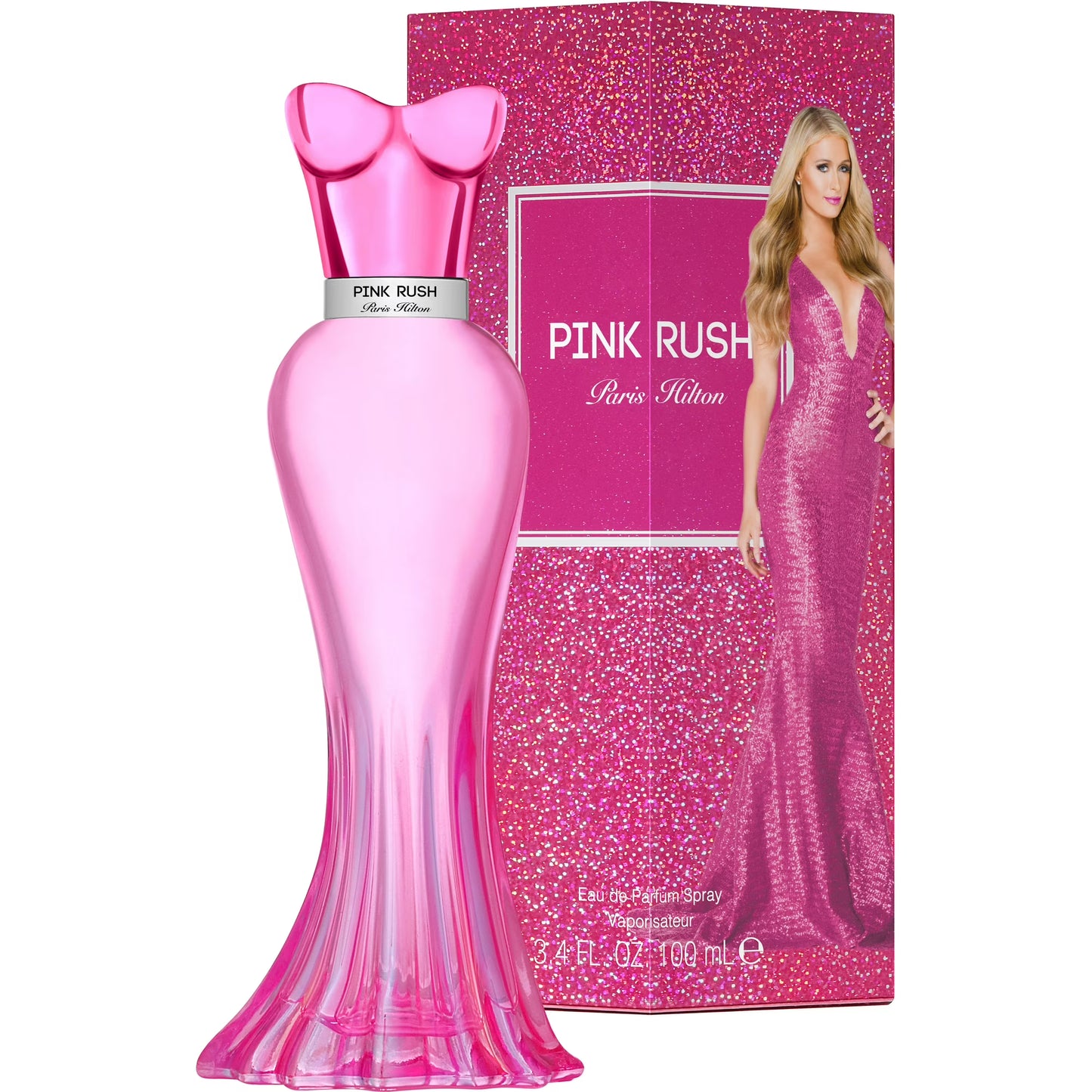 Paris Hilton Pink Rush Eau de Parfum Perfume for Women, 3.4 Fl Oz
