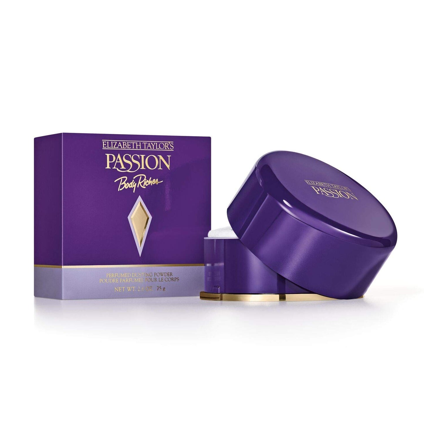 Elizabeth Taylor Passion Body Powder for Women Fragrance Dusting Powder, 2.6 Oz