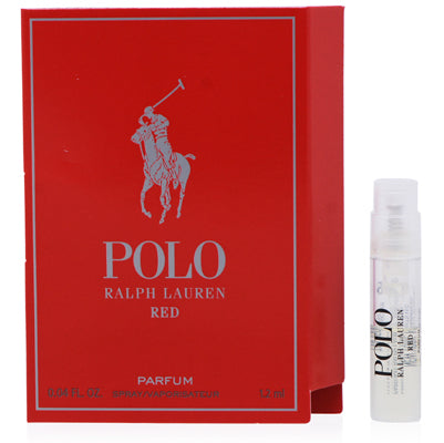 Ralph Lauren Polo Red Parfum Spray for Men, 0.04 oz (1 ml)