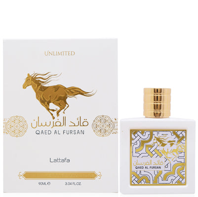 Lattafa Qaed Al Fursan Unlimited Eau de Parfum Spray, 3 oz (90 ml)