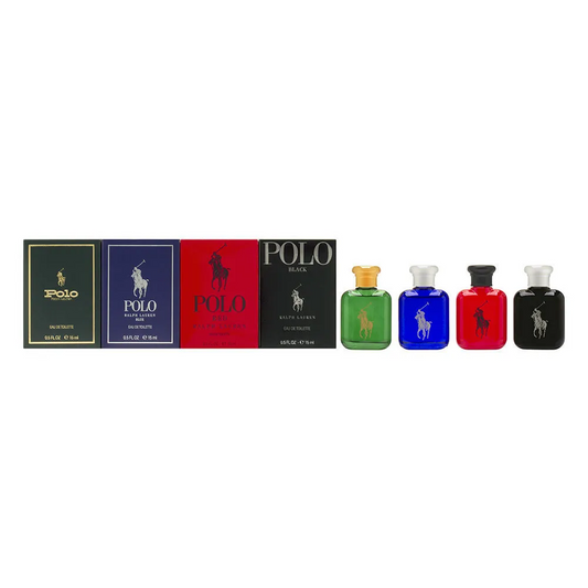 Ralph Lauren Polo Cologne 4 Piece Mini Gift Set -Travel Size -for Men
