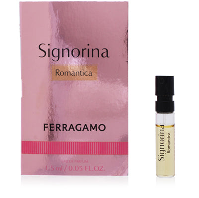 Salvatore Ferragamo Signorina Romantica Eau de Parfum Spray for Women, 0.05 oz (1 ml)
