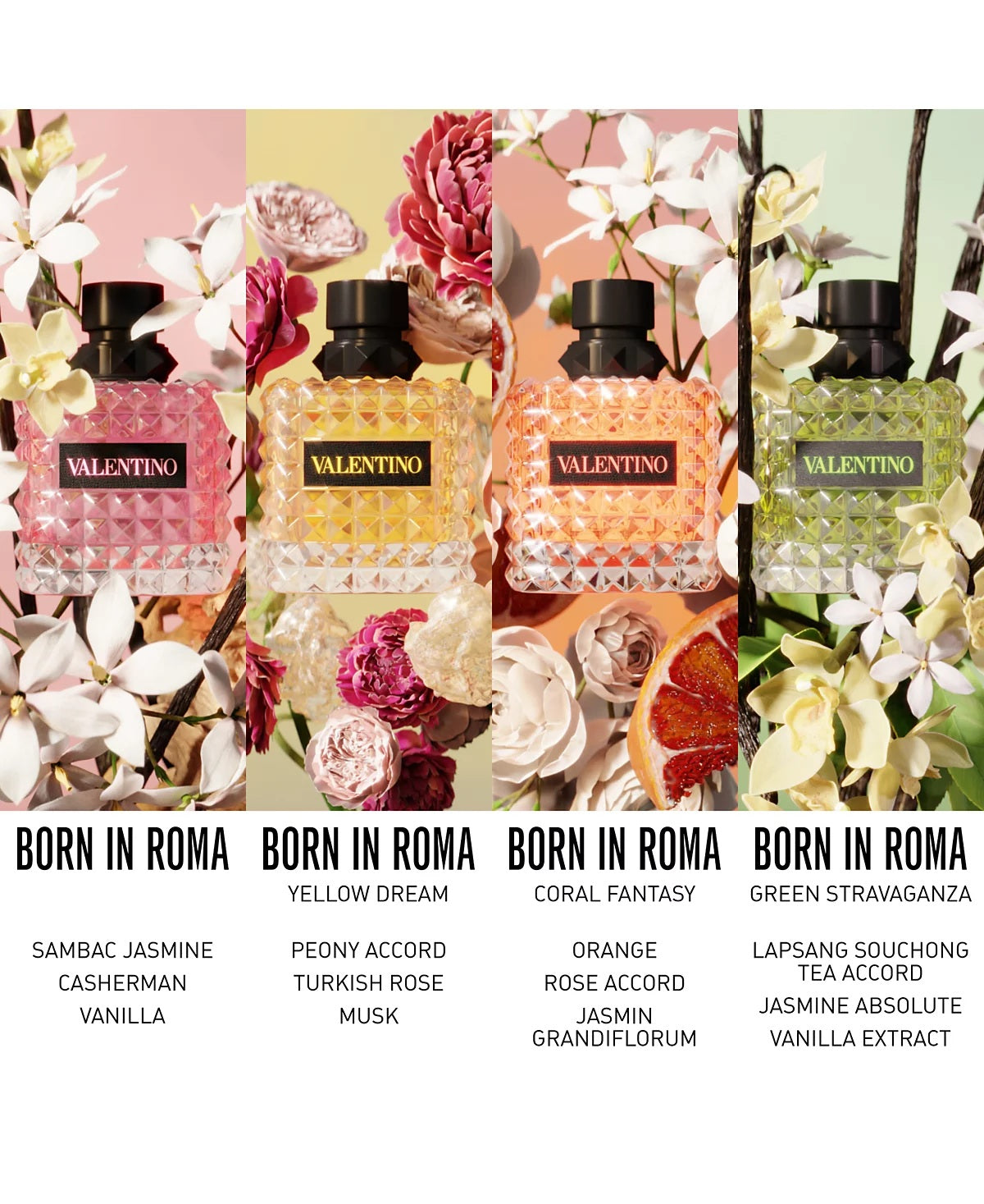 VALENTINO DONNA BORN IN ROMA GREEN STRAVAGANZA EAU DE PARFUM SPRAY for Women 3.4 oz