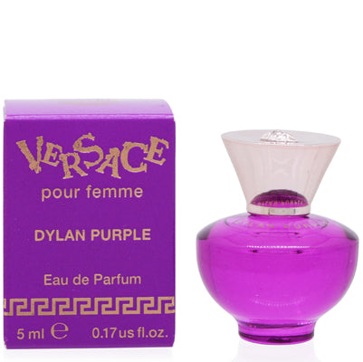 Versace Dylan Purple Eau de Parfum Splash for Women, 0.17 oz (5 ml)