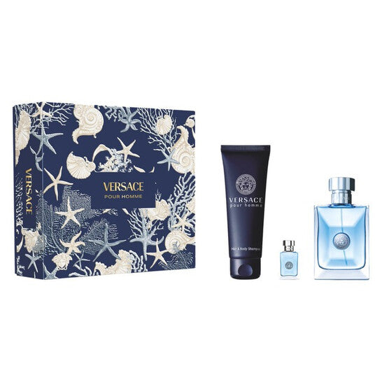 Versace Pour Homme 3pcs EDT Gift Set For Men