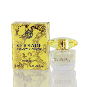 Versace Yellow Diamond Eau de Toilette Splash for Women, 0.17 oz (5 ml)