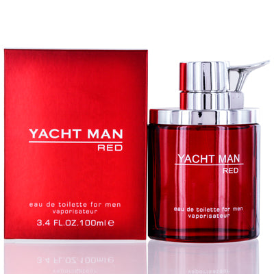 Myrurgia Yacht Man Red Eau de Toilette Spray 3.4 OZ for Men