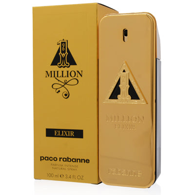 Paco Rabanne 1 Million Elixir Parfum Spray for Men, 3.4 oz (100 ml)